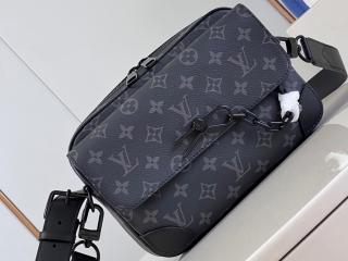 【M46795】 LOUIS VUITTON ルイヴィトン モノグラム・エクリプス バッグ スーパーコピー 23新作 STEAMER メッセンジャー・スティーマー メンズ ショルダーバッグ