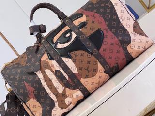 【M46677】 LOUIS VUITTON ルイヴィトン モノグラム バッグ コピー 23新作 KEEPALL キーポル・バンドリエール 55 ボストンバッグ