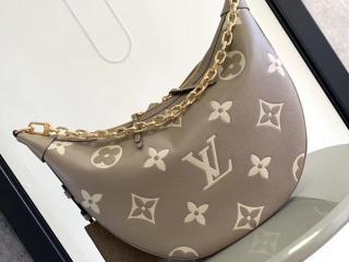 【M46738】 LOUIS VUITTON ルイヴィトン モノグラム・アンプラント バッグ スーパーコピー 23新作 Loop Hobo ループ・ホーボー レディース ショルダーバッグ