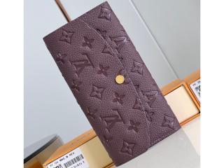 【M82451】 LOUIS VUITTON ルイヴィトン モノグラム・アンプラント 長財布 コピー 23新作 Emilie ポルトフォイユ・エミリー レディース 二つ折り財布
