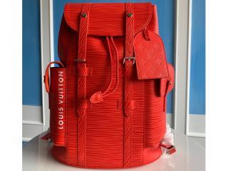 【M23764】 LOUIS VUITTON ルイヴィトン エピ バッグ スーパーコピー 23新作 Christopher クリストファー MM メンズ バックパック
