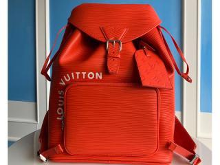 【M23099-Red】 LOUIS VUITTON ルイヴィトン エピ バッグ コピー 23新作 Montsouris モンスリ・バックパック メンズ バッグ