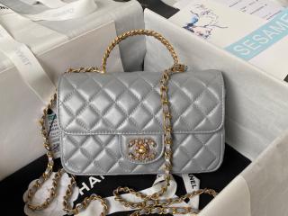 【AS4362-4】 CHANEL シャネル バッグ スーパーコピー 24 Cruise ハンドバッグ ラムスキン レディース ショルダーバッグ 4色可選択