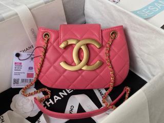 【AS4609-2】 CHANEL シャネル バッグ スーパーコピー 24 Cruise スモール メッセンジャー バッグ ラムスキン レディース ショルダーバッグ 4色可選択