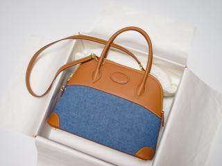 【bolide313】 HERMES エルメス ボリード バッグ スーパーコピー Bolide 31 Swift キャンバス レディース ハンドバッグ 4色可選択