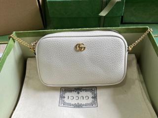 ‎【772759-2】 GUCCI グッチ バッグ コピー 23新款 〔GGマーモント〕ミニ ショルダーバッグ