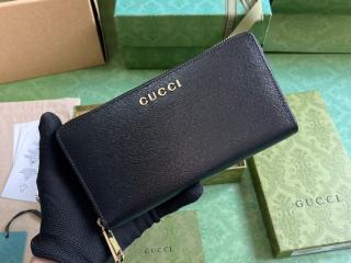 【772642-1】 GUCCI グッチ 長財布 スーパーコピー 23新款 スクリプト ジップアラウンドウォレット レディース ラウンドファスナー財布