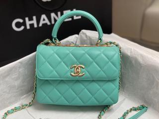 【AS4654-1】 CHANEL シャネル バッグ コピー 24 Cruise トップハンドル フラップ バッグ ラムスキン レディース ショルダーバッグ 6色可選択