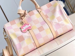 【N40713】 LOUIS VUITTON ルイヴィトン ダミエ バッグ スーパーコピー 24新作 keepall キーポル 45 ボストンバッグ