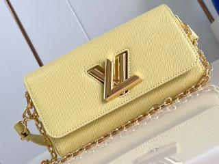 【M24548】 LOUIS VUITTON ルイヴィトン エピ バッグ コピー 24新作 ツイスト TWIST WEST レディース ショルダーバッグ バナナ