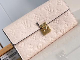 【M83276】 LOUIS VUITTON ルイヴィトン モノグラム・アンプラント 長財布 スーパーコピー 24新作 Sarah ポルトフォイユ・サラ メティス 二つ折り財布 クレーム