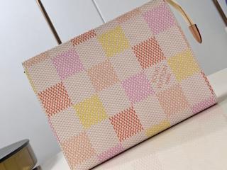 【N40740】 LOUIS VUITTON ルイヴィトン ダミエ バッグ コピー 24新作 toilet pouch ポッシュ・トワレ レディース クラッチバッグ