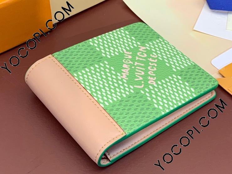 N40636】 LOUIS VUITTON ルイヴィトン ダミエ・ゴルフ 財布