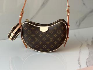 【M46828】 LOUIS VUITTON ルイヴィトン モノグラム バッグ スーパーコピー 24新作 CROISSANT クロワッサン レディース ショルダーバッグ