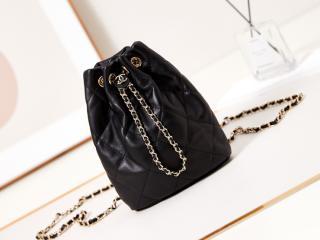 【AS4810 B16379 94305】 CHANEL シャネル バッグ スーパーコピー 24新作 バックパック シャイニー ラムスキン レディース ショルダーバッグ