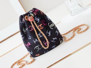 【AS4810 B16234 NX049】 CHANEL シャネル バッグ コピー 24新作 バックパック プリント ファブリック レディース ショルダーバッグ