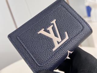 【M83362】 LOUIS VUITTON ルイヴィトン モノグラム・アンプラント 財布 スーパーコピー 24新作 ポルトフォイユ･クレア レディース 二つ折り財布 ネイビー ブルー / クレーム