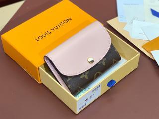 【M83600】 LOUIS VUITTON ルイヴィトン モノグラム 財布 コピー 24新作 rosalie ポルトモネ･ロザリ レディース 二つ折り財布 オパール ピンク
