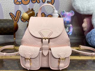 【M47074】 LOUIS VUITTON ルイヴィトン モノグラム・アンプラント バッグ コピー 24新作 BACKUP バックアップ レディース バックパック ピンクオパール