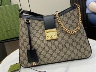 【795113-2】 GUCCI グッチ バッグ コピー 24新作 PADLOCK 〔パドロック〕GG ミディアム レディース ショルダーバッグ