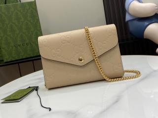 【781555-2】 GUCCI グッチ バッグ スーパーコピー 24新作 GG チェーンレザーウォレット レディース ショルダーバッグ 5色可選択