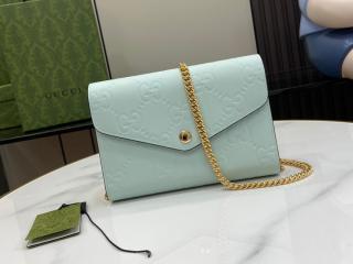 【781555-4】 GUCCI グッチ バッグ スーパーコピー 24新作 GG チェーンレザーウォレット レディース ショルダーバッグ 5色可選択