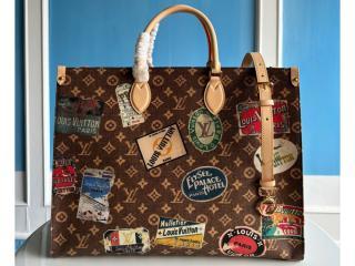 【M47147】 LOUIS VUITTON ルイヴィトン モノグラム バッグ コピー 24新作 ONTHEGO VOYAGE フライト･モード オンザゴー･ヴォワヤージュ レディース トートバッグ