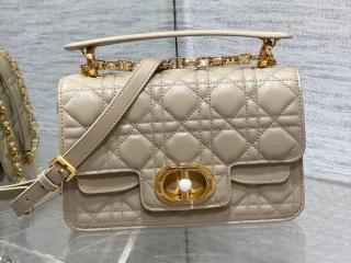 【M9271UBHI-4】 Dior Jolie ディオール バッグ コピー 24新作 トップハンドルバッグ スモール カナージュ カーフスキン レディース ショルダーバッグ