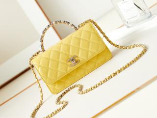 【AP3803-2】 CHANEL シャネル バッグ スーパーコピー 24新作 チェーン クラッチ シャイニー クランプル ラムスキン & コスチューム パール ショルダーバッグ 5色可選択