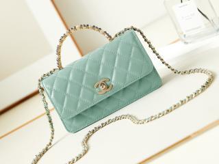 【AP3803-5】 CHANEL シャネル バッグ コピー 24新作 チェーン クラッチ シャイニー クランプル ラムスキン & コスチューム パール ショルダーバッグ 5色可選択