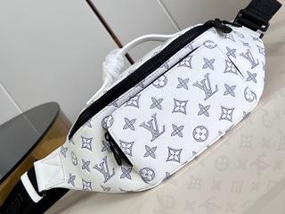 【M25227】 LOUIS VUITTON ルイヴィトン モノグラム･シャドウ バッグ スーパーコピー 24新作 RUSH ラッシュ･バムバッグ メンズ ショルダーバッグ