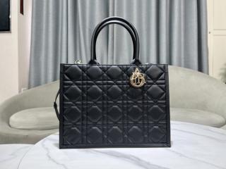 【M1324OWHP-1】 Dior ディオール バッグ コピー 24新作 Book Tote バッグ ミディアム マクロカナージュ カーフスキン レディース トートバッグ