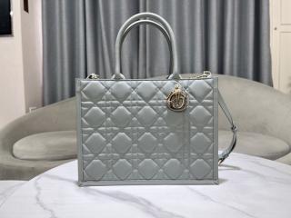 【M1324OWHP-3】 Dior ディオール バッグ コピー 24新作 Book Tote バッグ ミディアム マクロカナージュ カーフスキン レディース トートバッグ