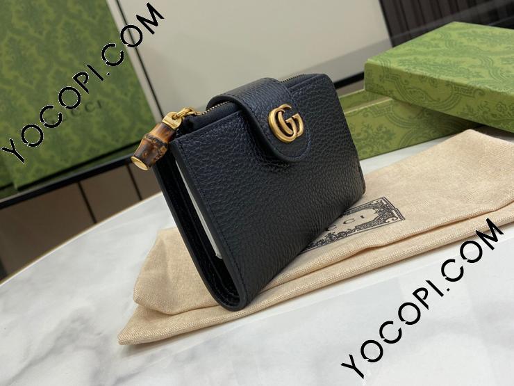 739498 AABXM 1000】 GUCCI グッチ 財布 コピー 24新作 バンブー 739498 AABXM 1000】 GUCCI グッチ 財布 コピー 24新作 バンブー