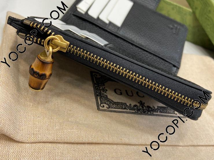 739498 AABXM 1000】 GUCCI グッチ 財布 コピー 24新作 バンブー
