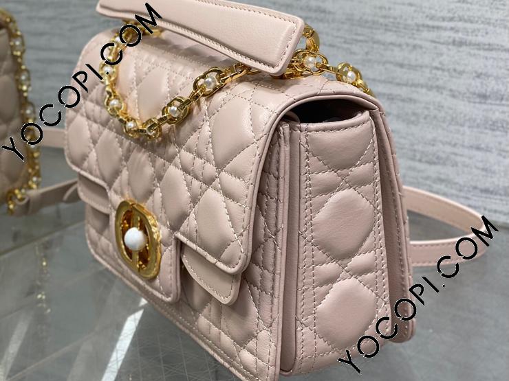 【Dior】Jolie トップハンドルバッグ ミニ カナージュ カーフ Dior Jolie カナージュ カーフスキン トップハンドルバッグ ミニ