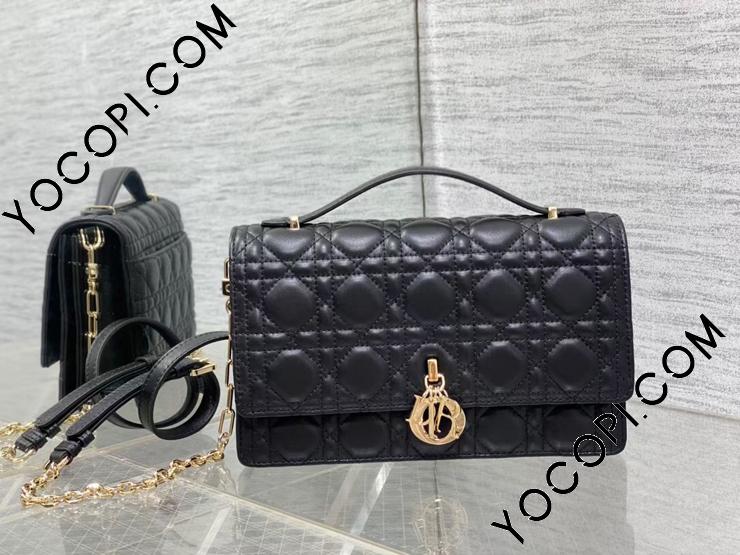 DIOR | My Dior ミニバッグ カナージュ ラムスキン