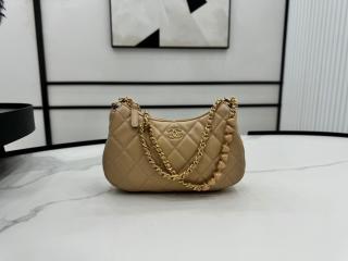 【AP3786-5】 CHANEL シャネル バッグ スーパーコピー 24新作 チェーン クラッチ シャイニー クランプル カーフスキン & レジン ショルダーバッグ 6色可選択