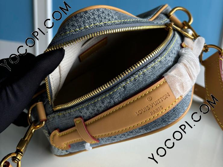 b607 SSS級✨ ルイヴィトン ダミエ テムズGM ショルダーバッグ N40706】 LOUIS VUITTON ルイヴィトン ダミエ・デニム バッグ
