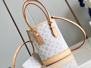 【M12317】 LOUIS VUITTON ルイヴィトン モノグラム バッグ コピー 新作 - 2024秋冬ショーアイテム ナノ･バケット レディース ショルダーバッグ