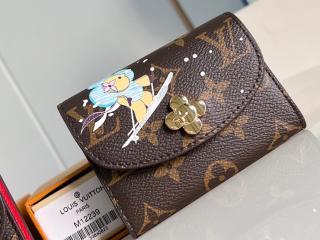 【M12239】 LOUIS VUITTON ルイヴィトン モノグラム 財布 スーパーコピー 24新作 ROSALIE ポルトモネ･ロザリ レディース 二つ折り財布