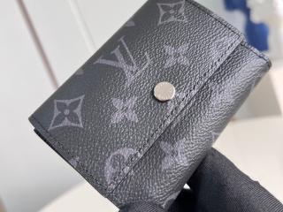 【M12598】 LOUIS VUITTON ルイヴィトン モノグラム・エクリプス 財布 スーパーコピー 24新作 victor ヴィクター･ウォレット 三つ折り財布