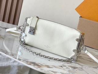 【M12560】 LOUIS VUITTON ルイヴィトン バッグ スーパーコピー 新作 Slim Trunk スリム トランク レディース ショルダーバッグ 3色可選択