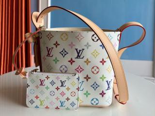 【M13089】 LOUIS VUITTON ルイヴィトン モノグラム・マルチカラー バッグ コピー 新作 LV × TM オール・イン BB レディース ショルダーバッグ