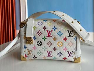 【M14046】 LOUIS VUITTON ルイヴィトン モノグラム・マルチカラー バッグ コピー 新作 LV × TM サイドトランク MM レディース ショルダーバッグ