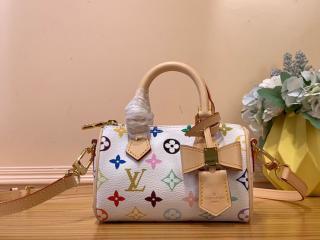 【M13391】 LOUIS VUITTON ルイヴィトン モノグラム・マルチカラー バッグ スーパーコピー 新作 LV × TM ナノ･スピーディ レディース ショルダーバッグ