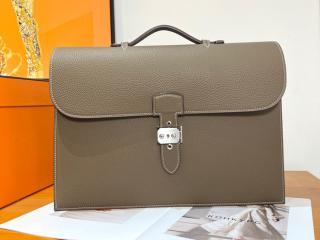 【H074409-1】 HERMES エルメス バッグ コピー Sac a depeches メンズ ビジネスバッグ シルバー金具  3色可選択