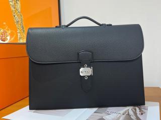 【H074409-2】 HERMES エルメス バッグ スーパーコピー Sac a depeches メンズ ビジネスバッグ シルバー金具  3色可選択