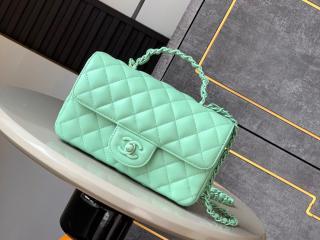 【AS5243-1】 CHANEL シャネル バッグ スーパーコピー 25新作 トップハンドル ミニ フラップ バッグ レディース ショルダーバッグ 4色可選択