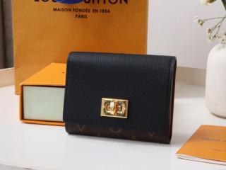 【M82640】 LOUIS VUITTON ルイヴィトン モノグラム 財布 スーパーコピー 新作 ポルトフォイユ・ヴィクトリーヌ レディース 三つ折り財布 ノワール